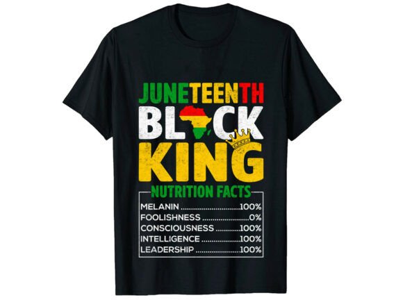 Black King Pride Juneteenth T-Shirt