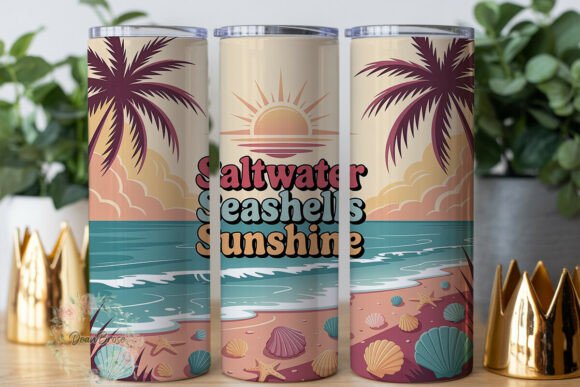 Retro Beach Summer 20oz Tumbler Wrap Review