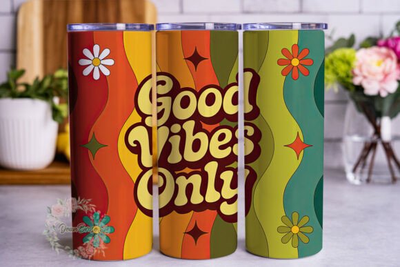 Retro Good Vibes Only Tumbler Wrap Review