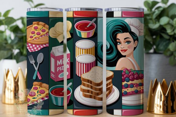 Retro Kitchen Chef 20oz Tumbler Wrap Review