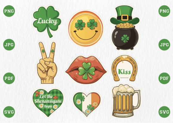 Retro St. Patrick’s Day Lucky Vibes SVG Review